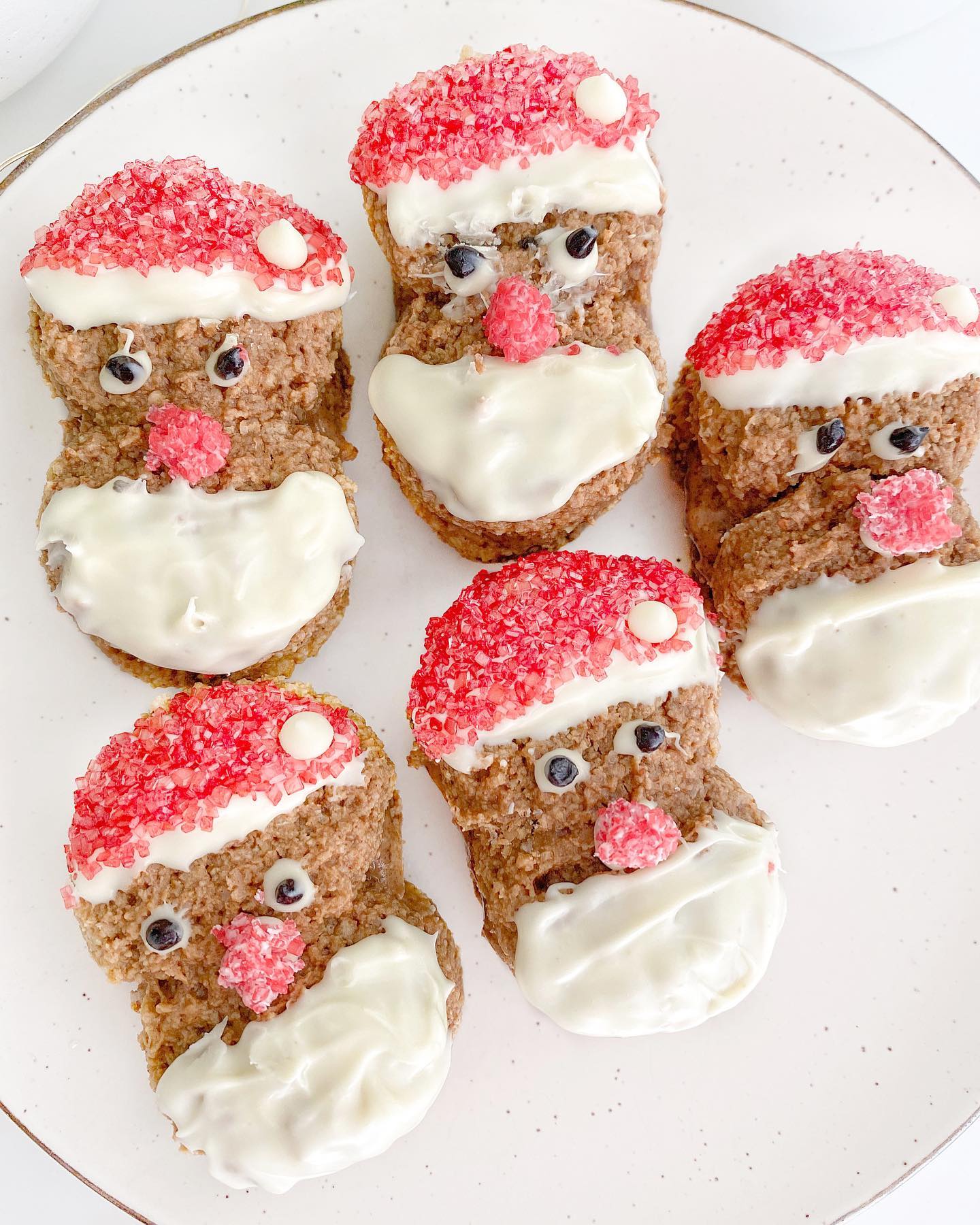 Santa Nutter Butters - Easy 5-Ingredient Christmas Cookies