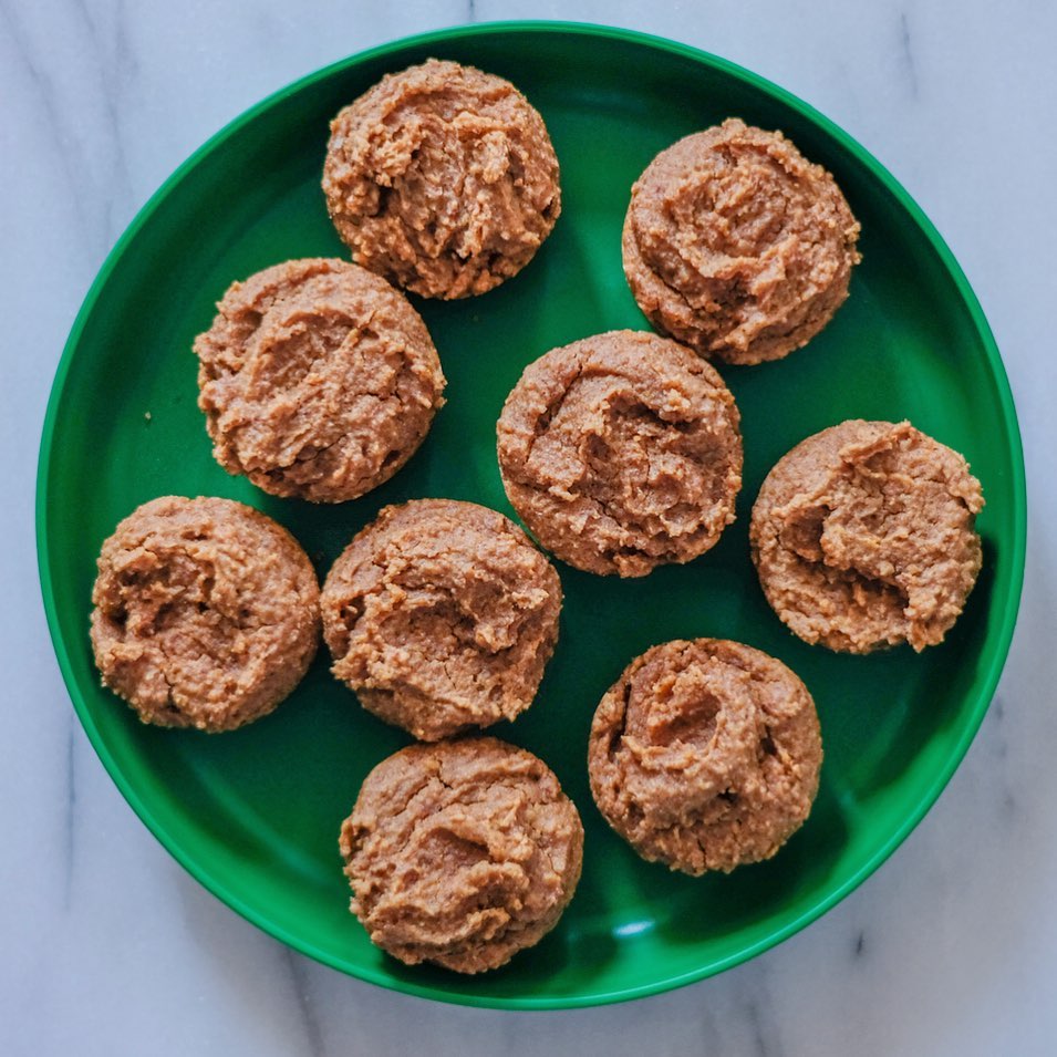 Chickpea Almond Butter Mini Muffins