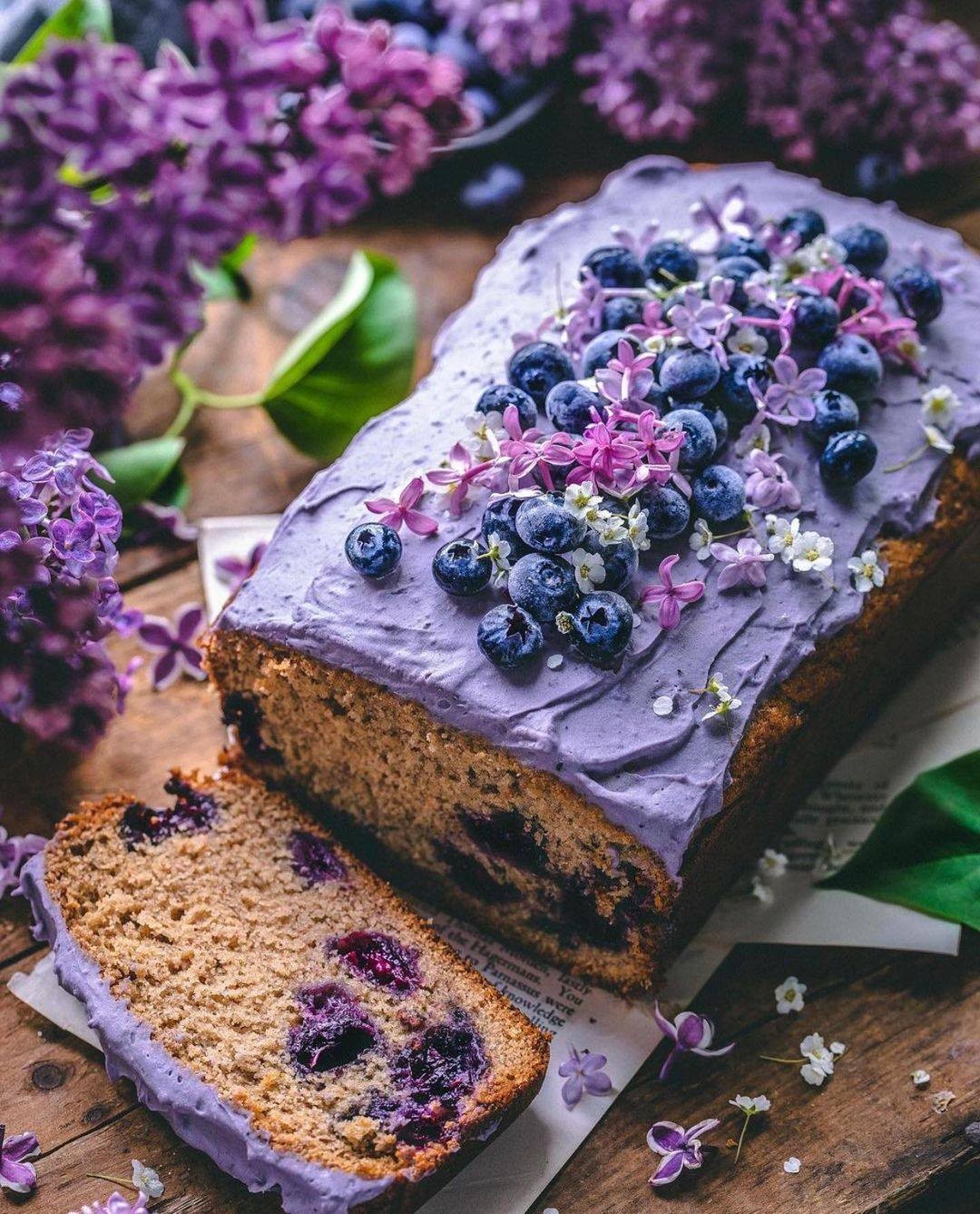 Wild Blueberry Loaf Cake