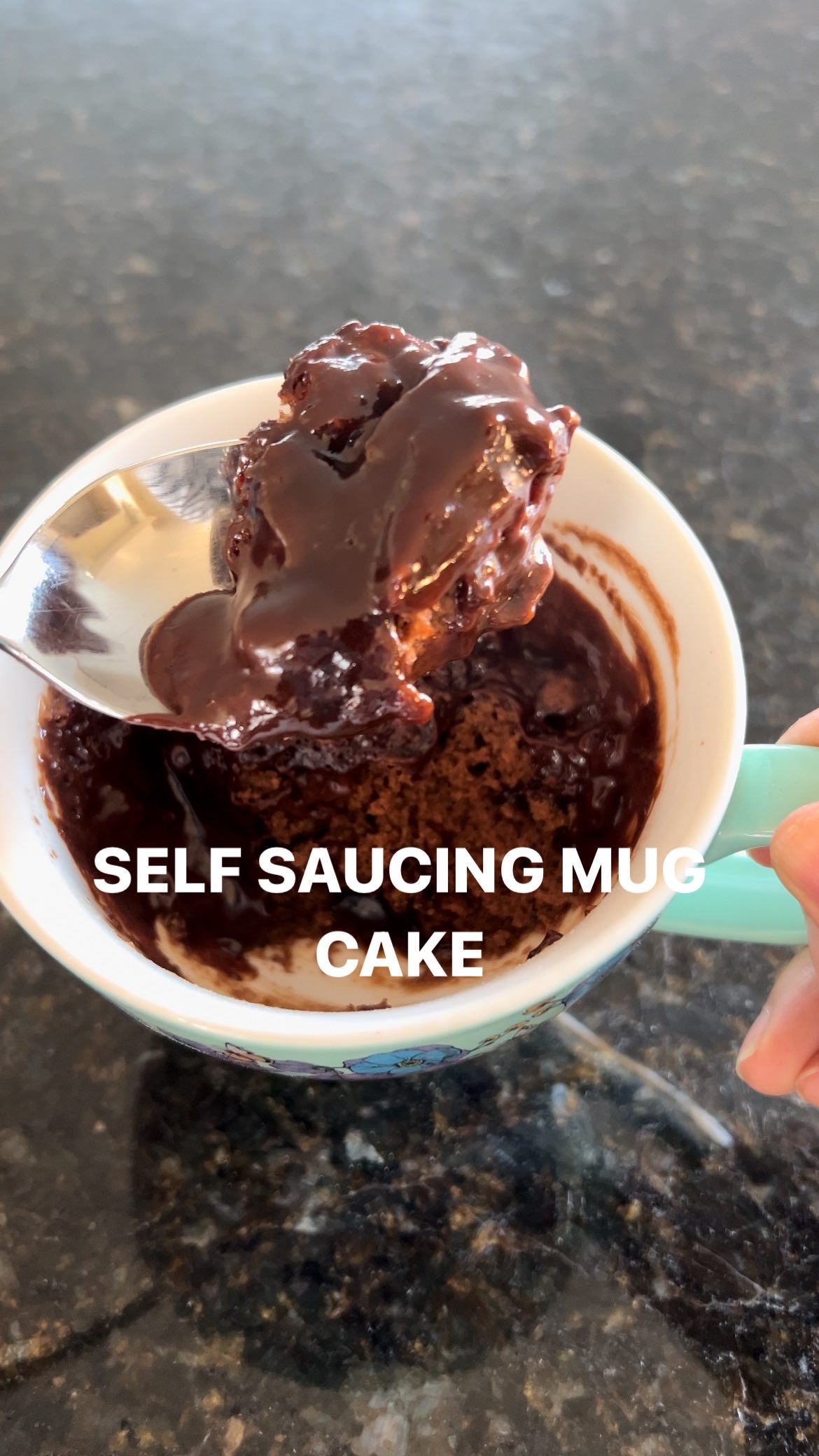 Self-Saucing Mug Cake