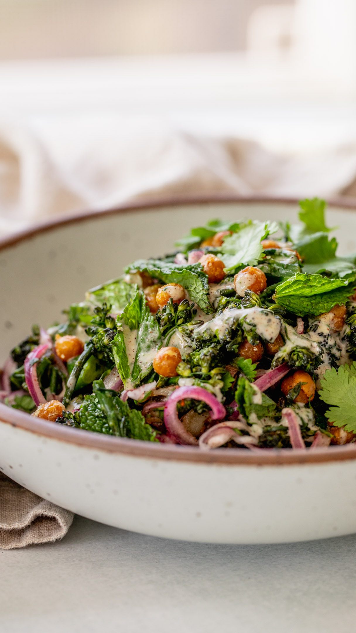 Broccolini Salad with Marinated Sumac Onions