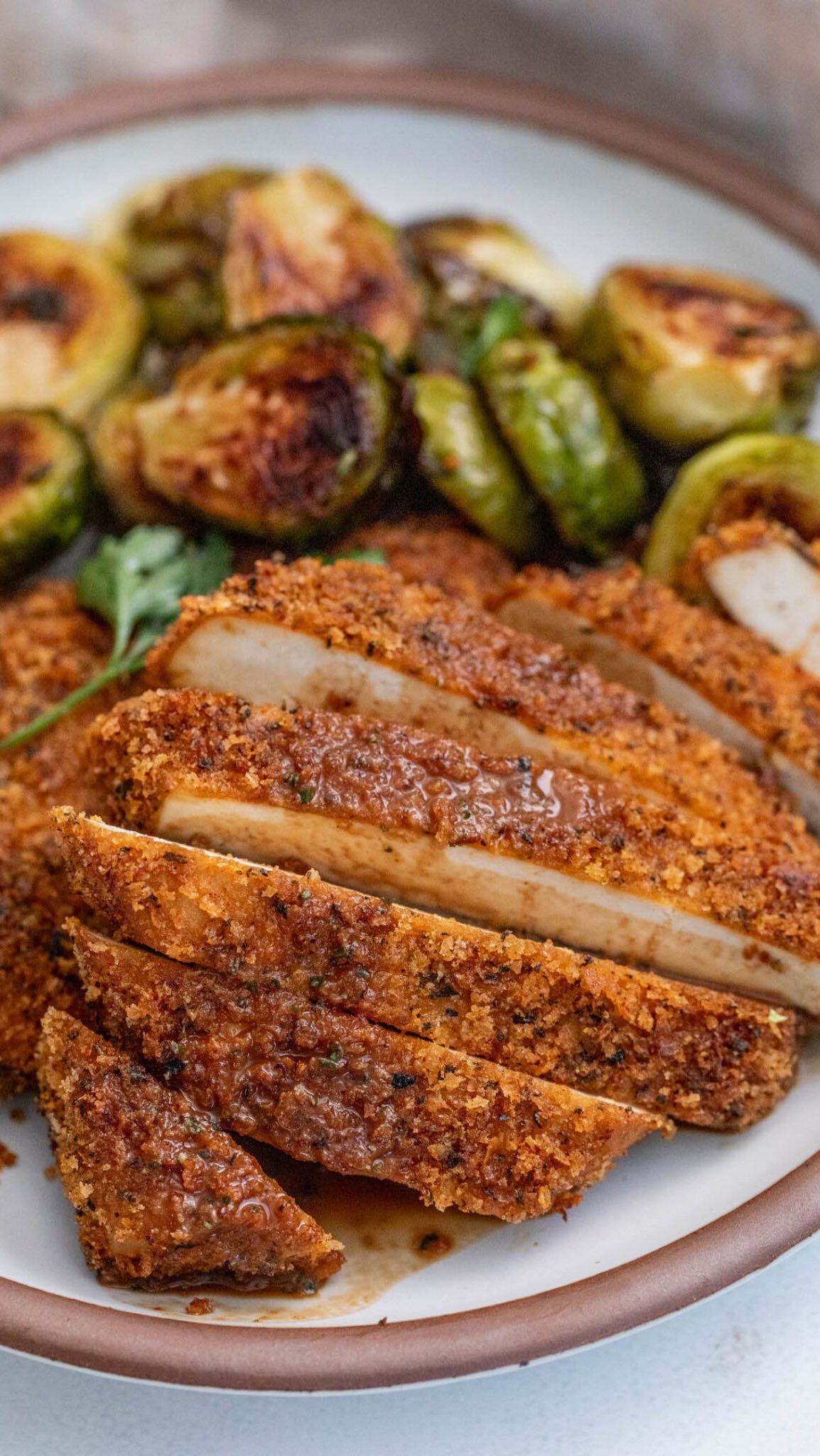 Baked Breaded Tofu with Herbs and Spices