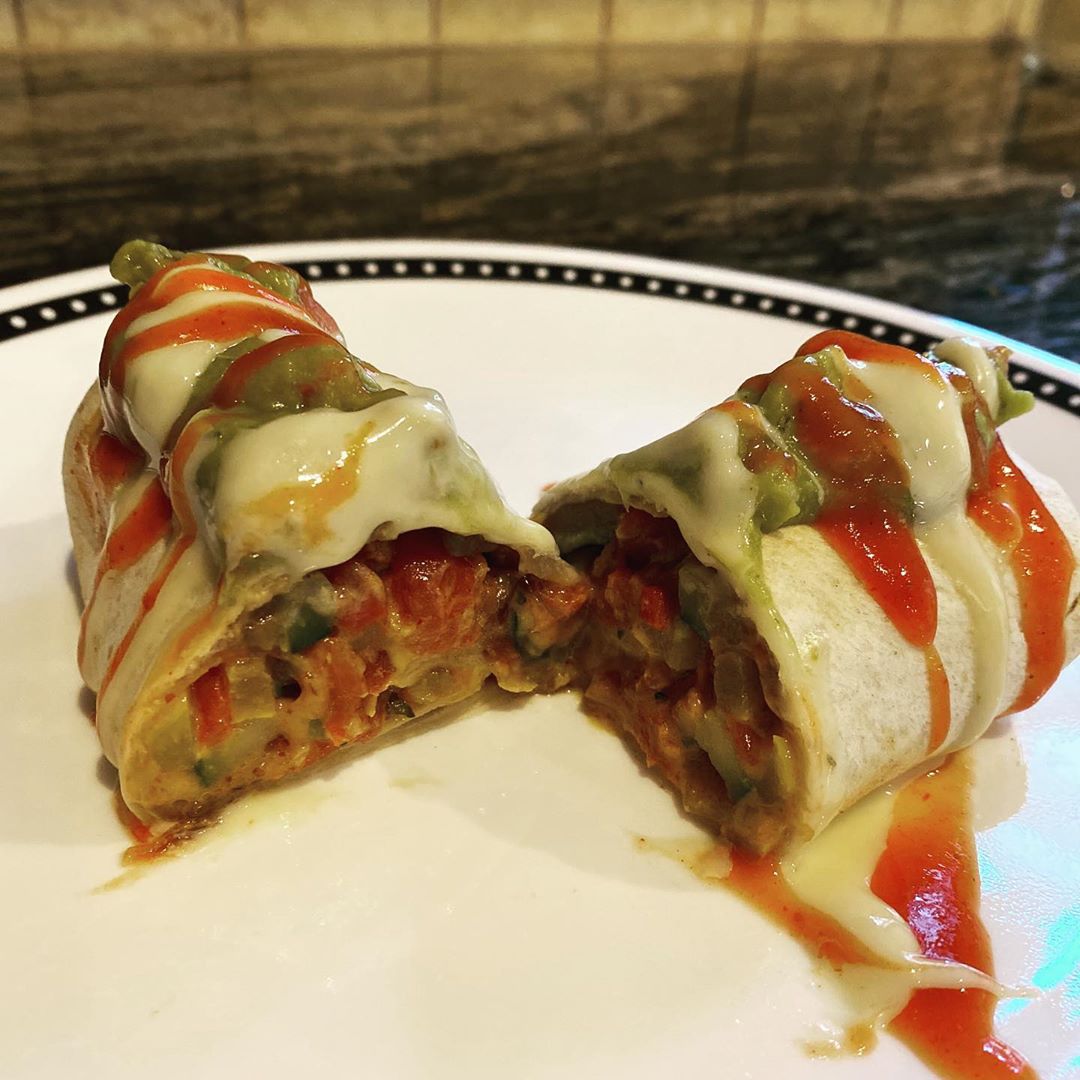 Spicy Vegetable Chimichangas in the Air Fryer