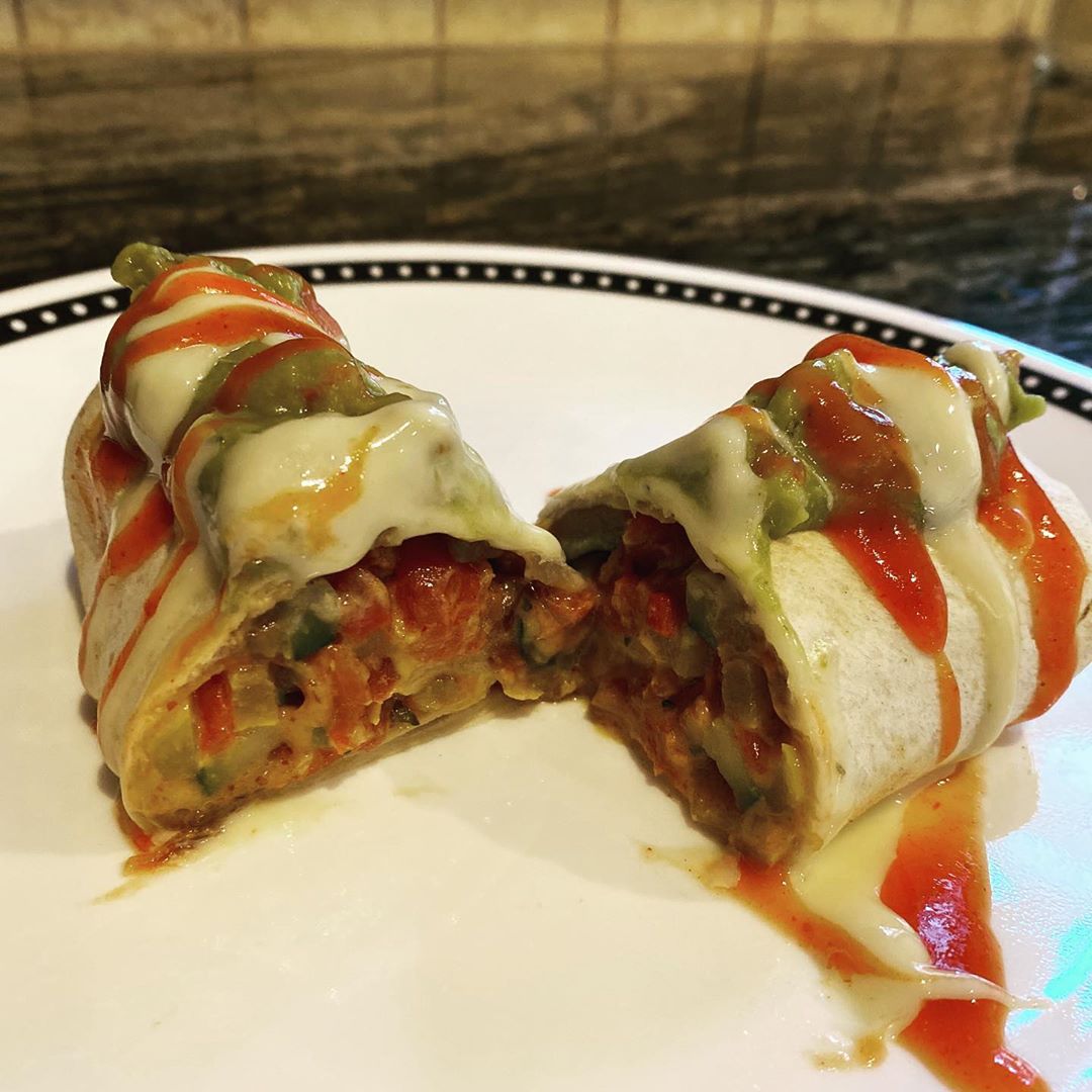 Spicy Vegetable Chimichangas in the Air Fryer