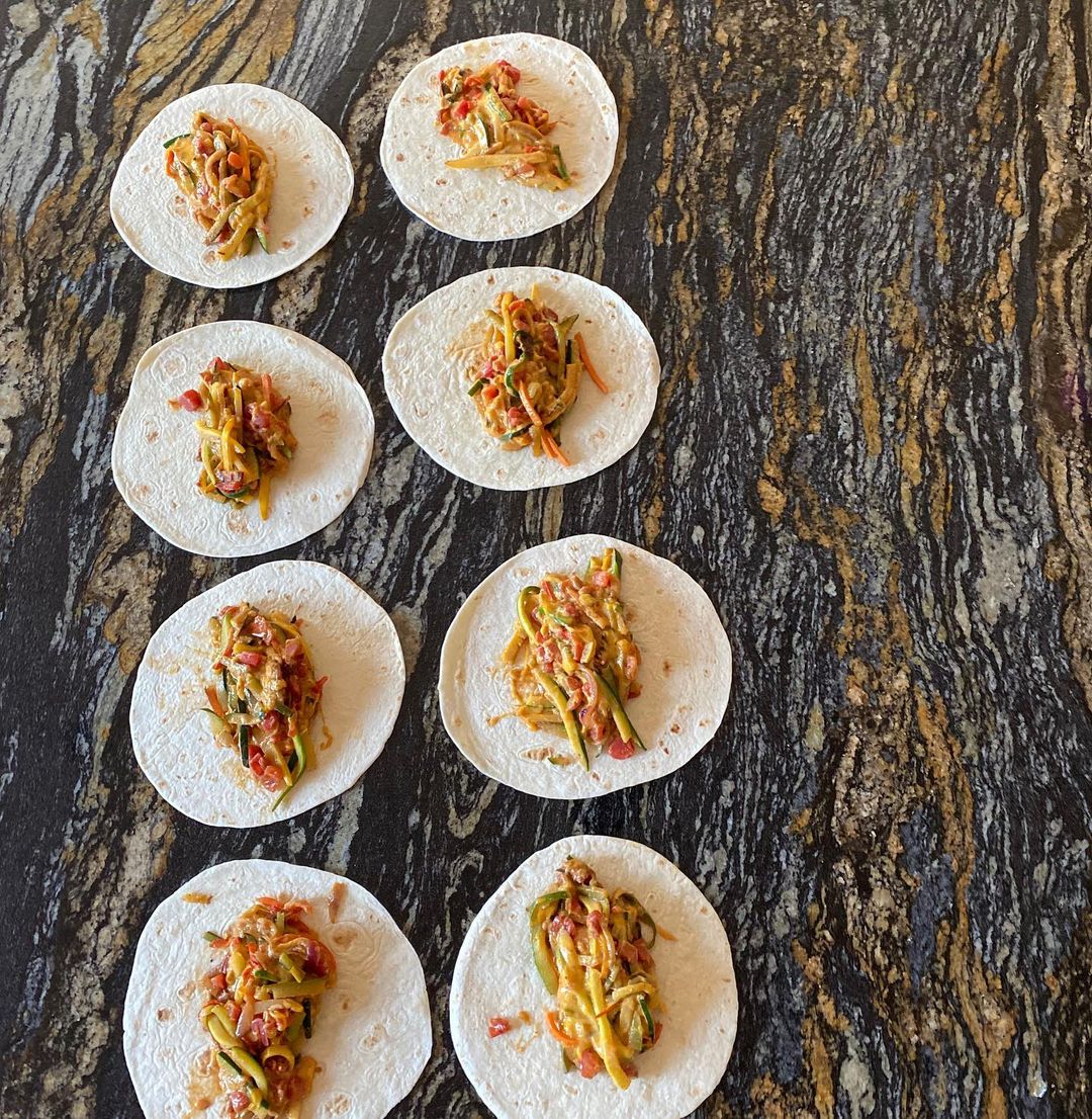 Spicy Vegetable Chimichangas in the Air Fryer