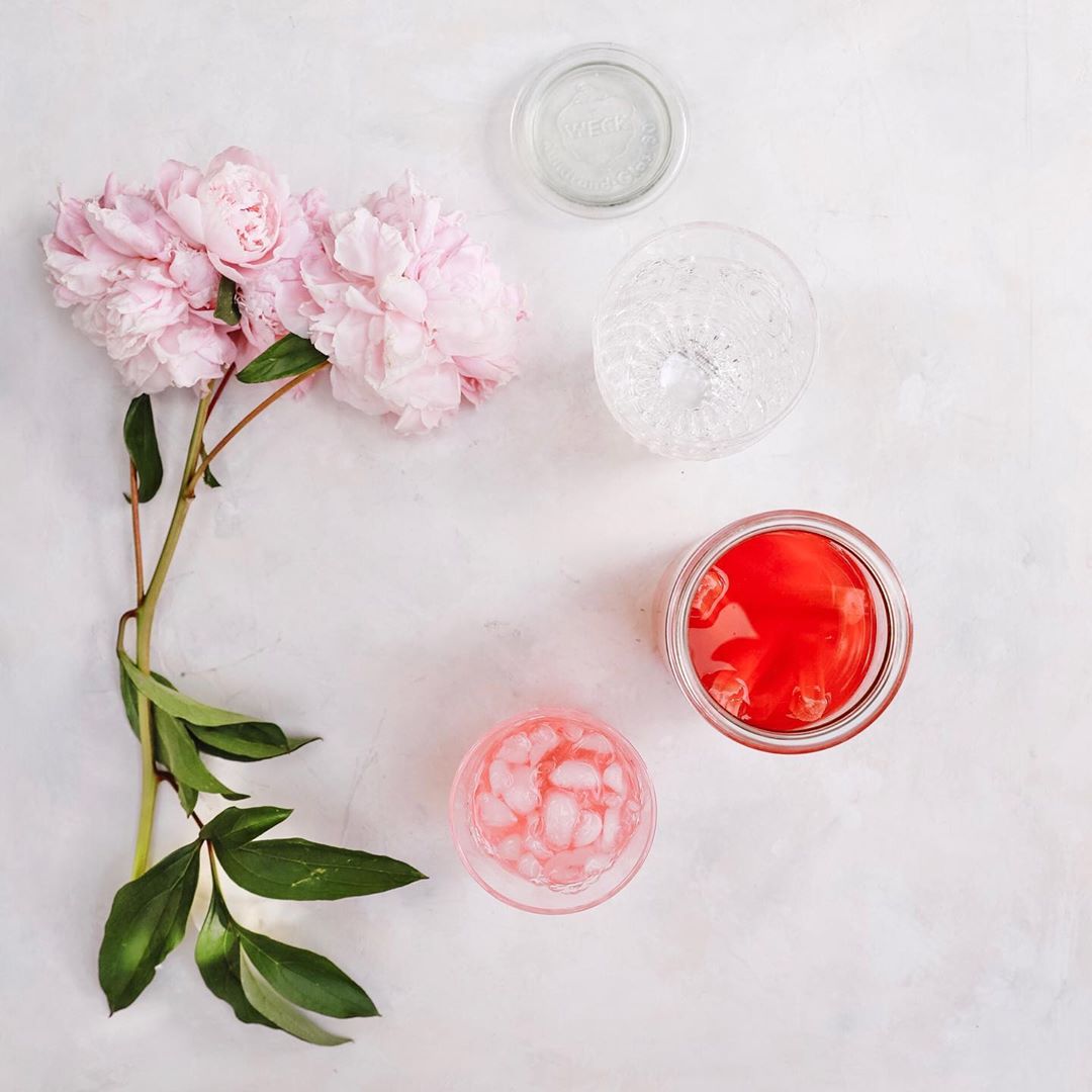 Rhubarb Infused Lemonade