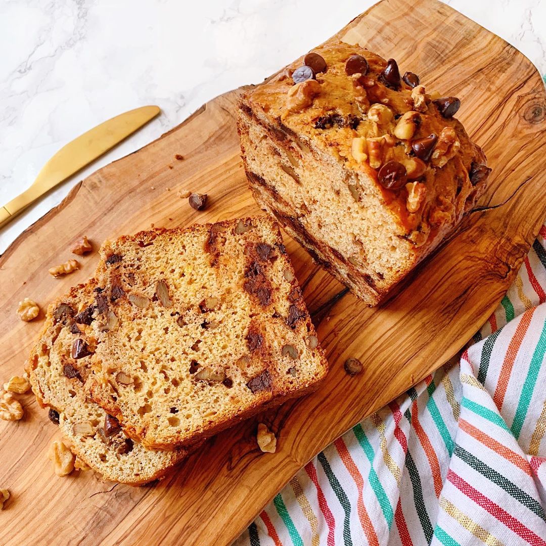 Chocolate Chip Walnut Banana Bread