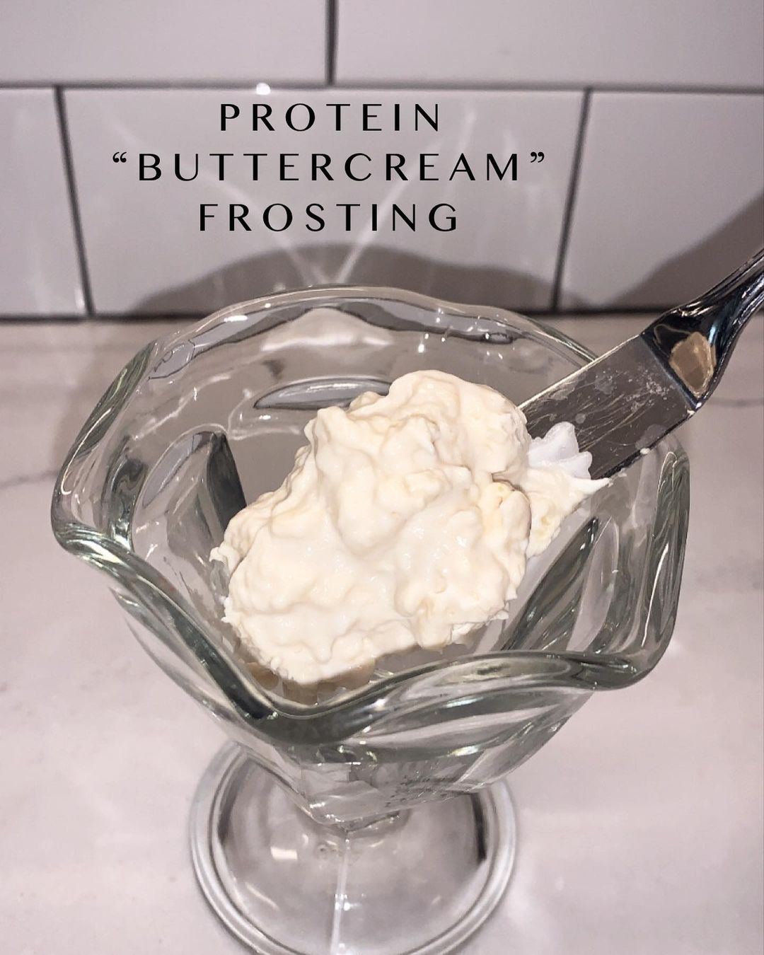 Healthy, High Protein, “Butter Cream” Frosting