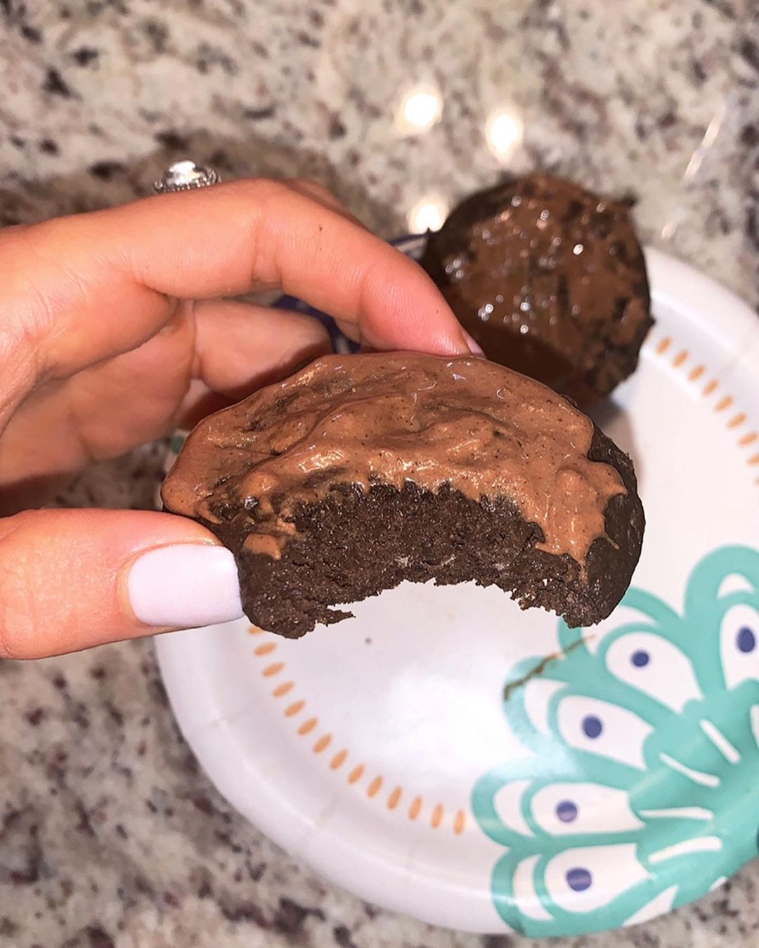 Protein Packed, Black Cocoa, Baked Oreo Cake
