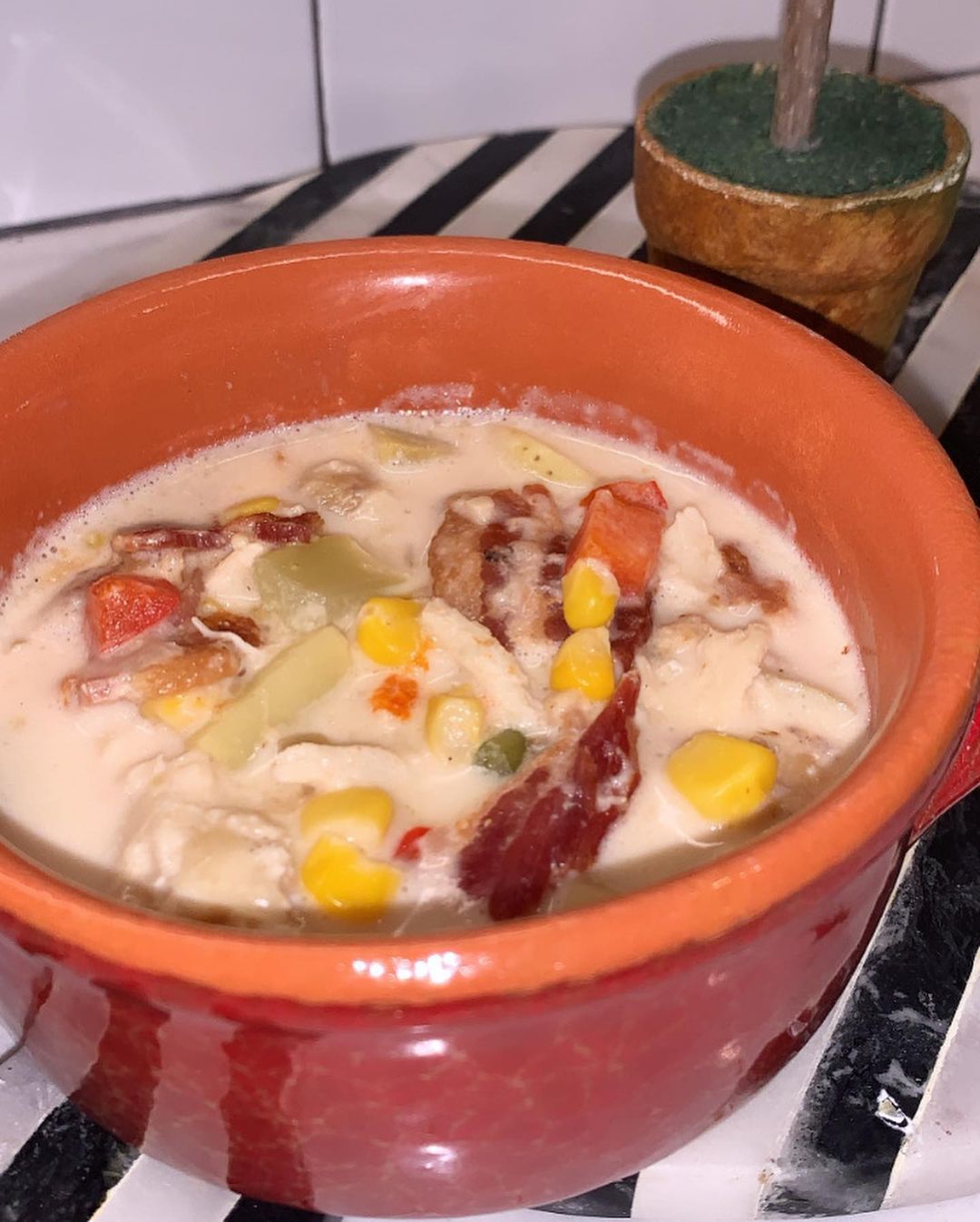 Wild Jumbo Crab and Corn Chowder