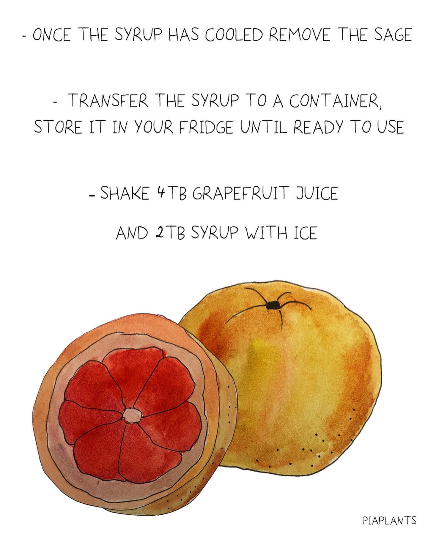 Sage-Infused Grapefruit Sparkling Cocktail