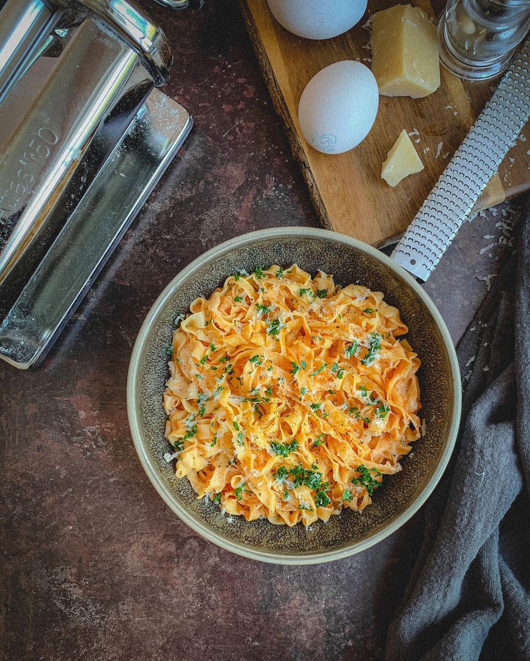 Tagliatelle in Tomato Sauce