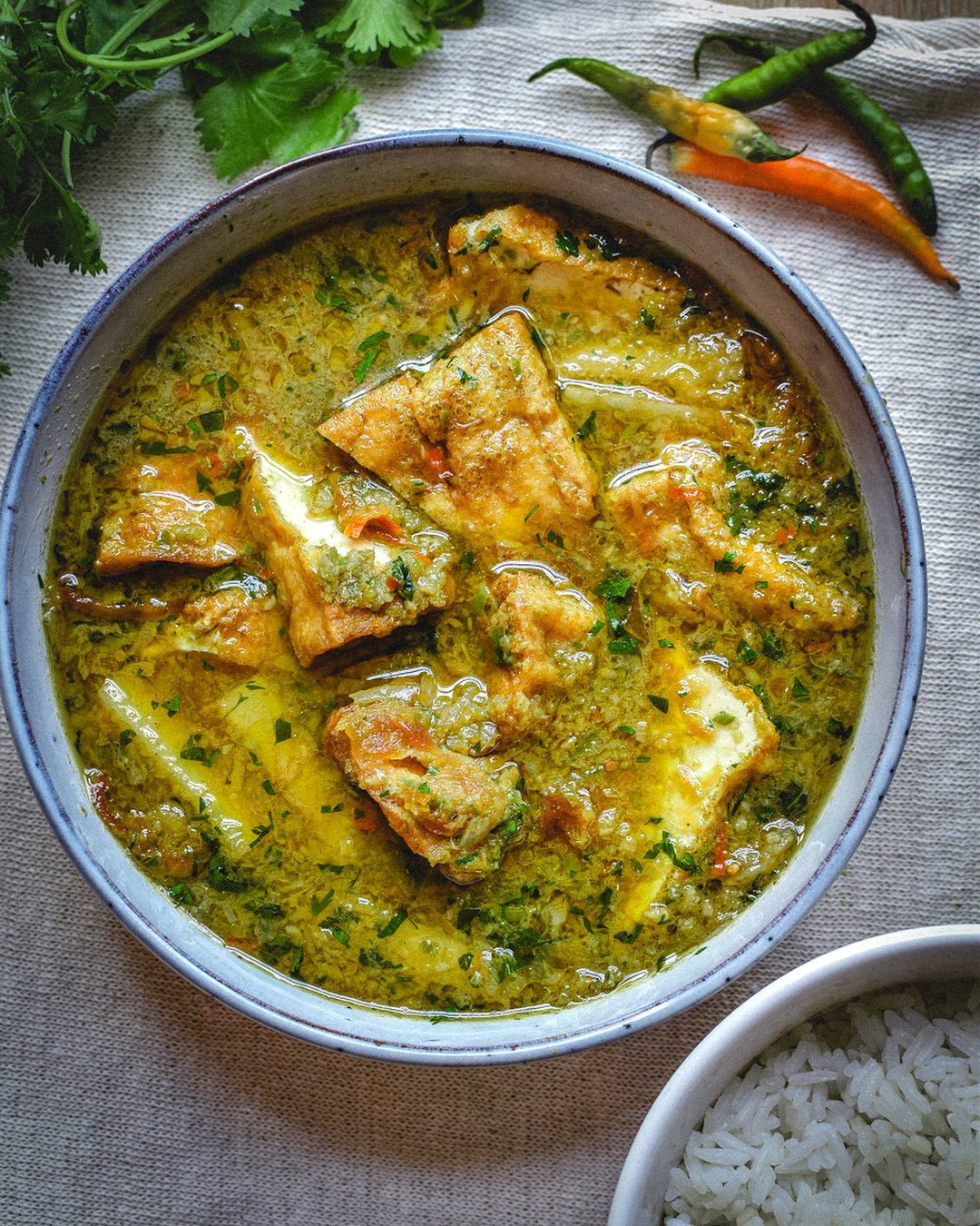Jungle Curry of Fried Tofu