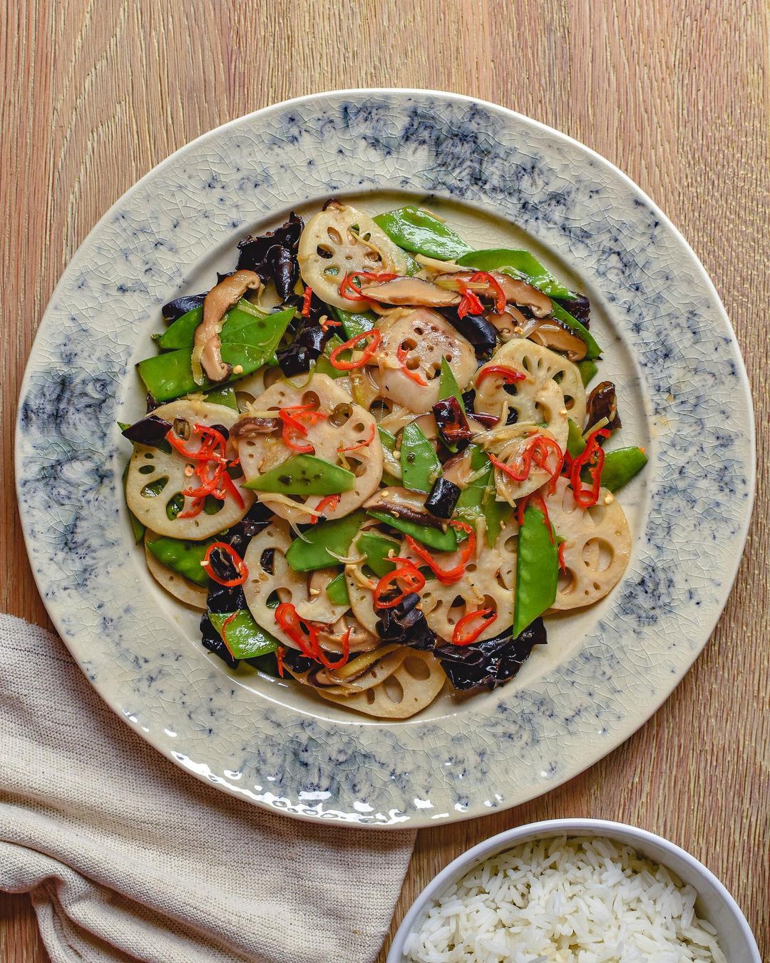 Lotus Root Stir Fry