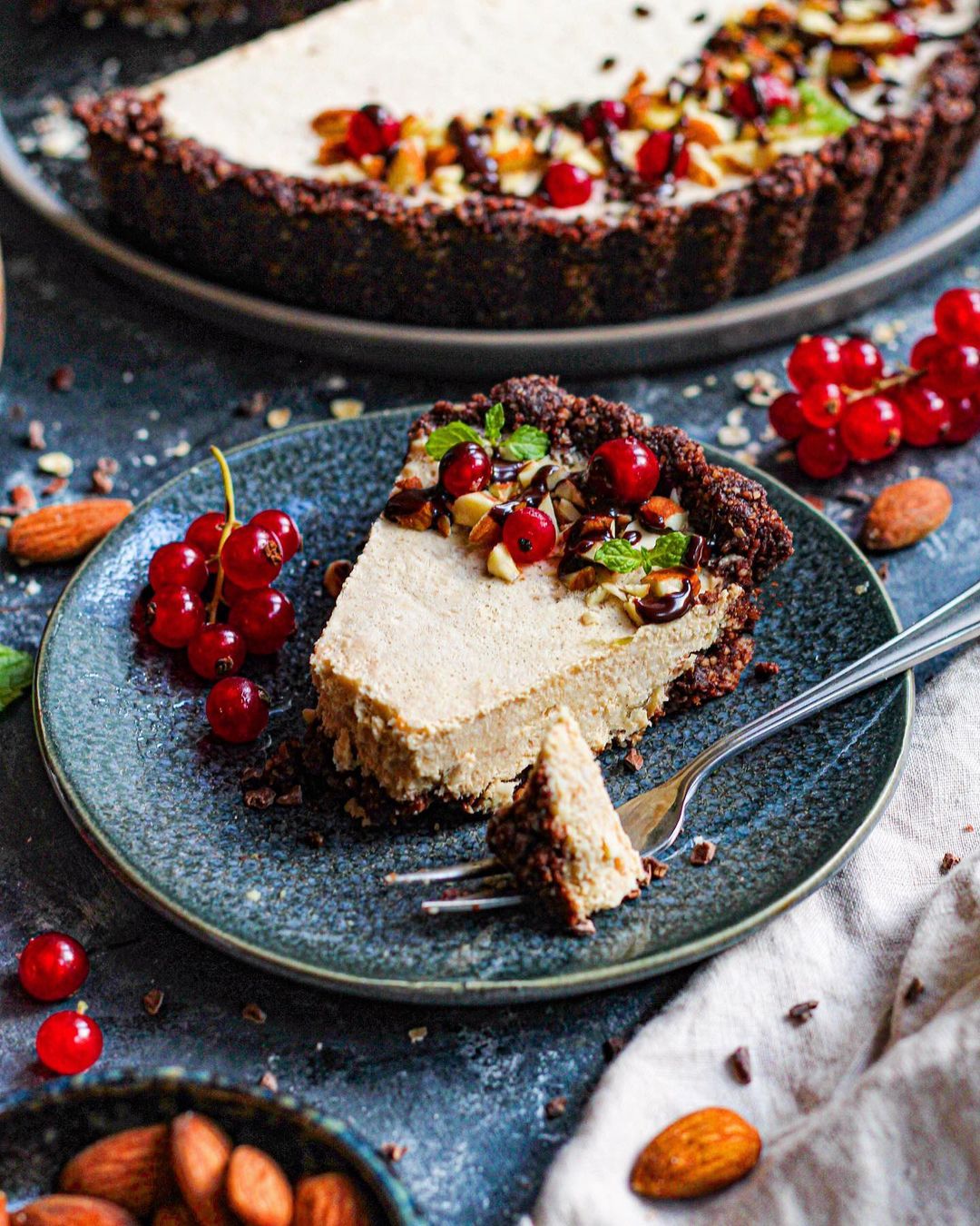 Peanut Butter Mousse & Chocolate Cheesecake