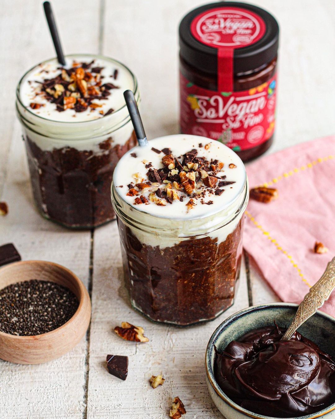 Triple Chocolate Chia Pudding