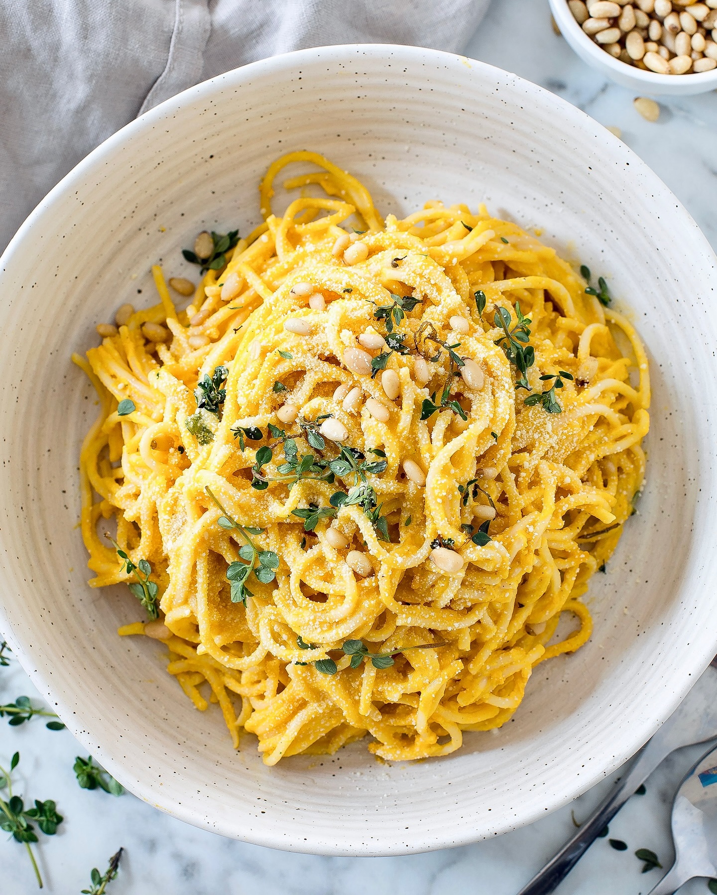 Monday Night Creamy Pumpkin Pasta