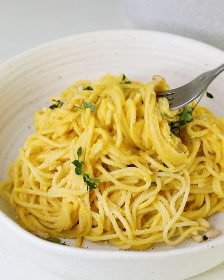 Monday Night Creamy Pumpkin Pasta