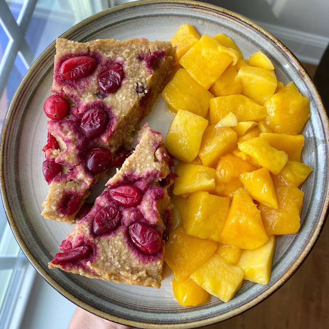 Cranberry Bread and Mango