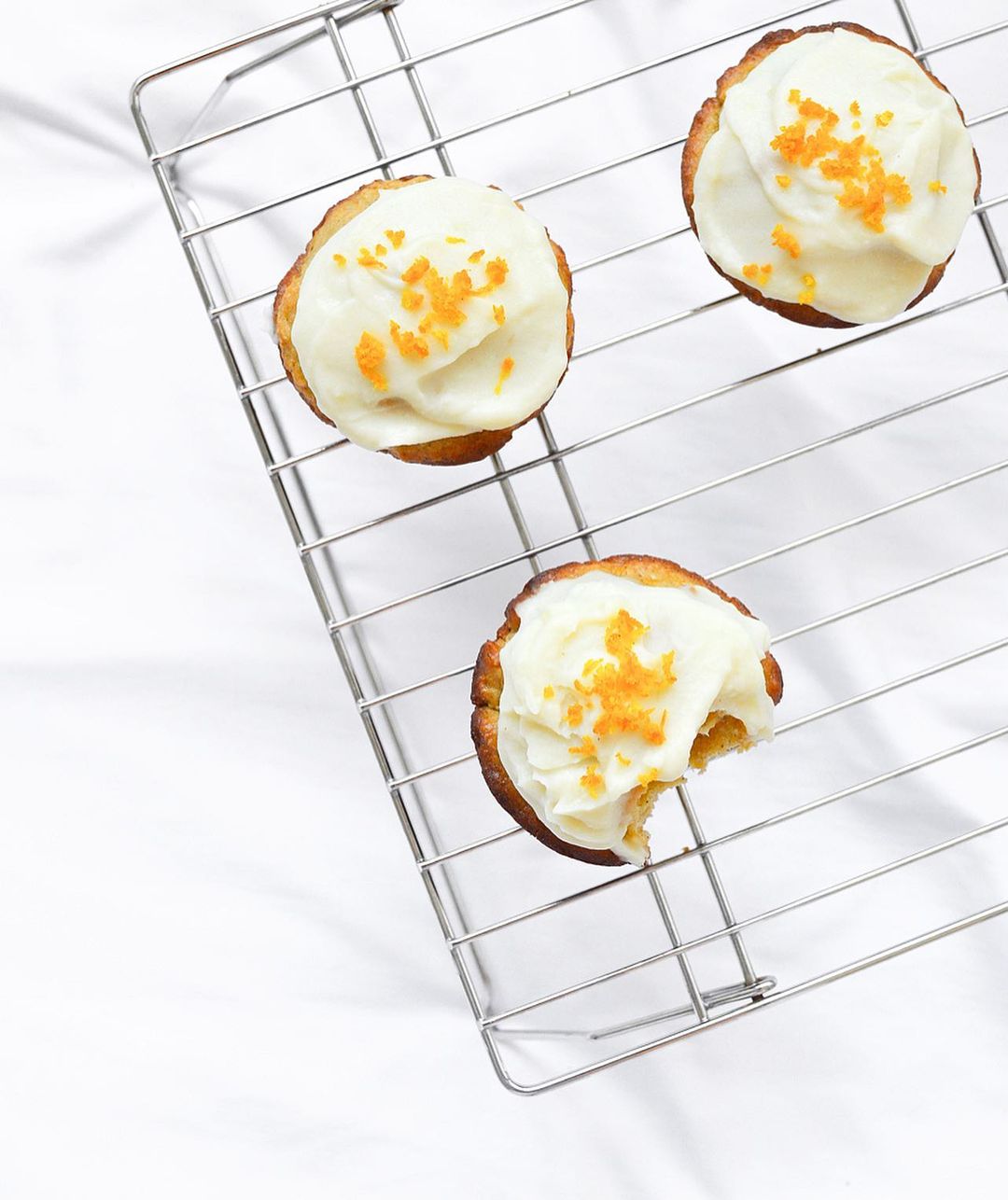 Healthy Orange Vanilla Cupcakes