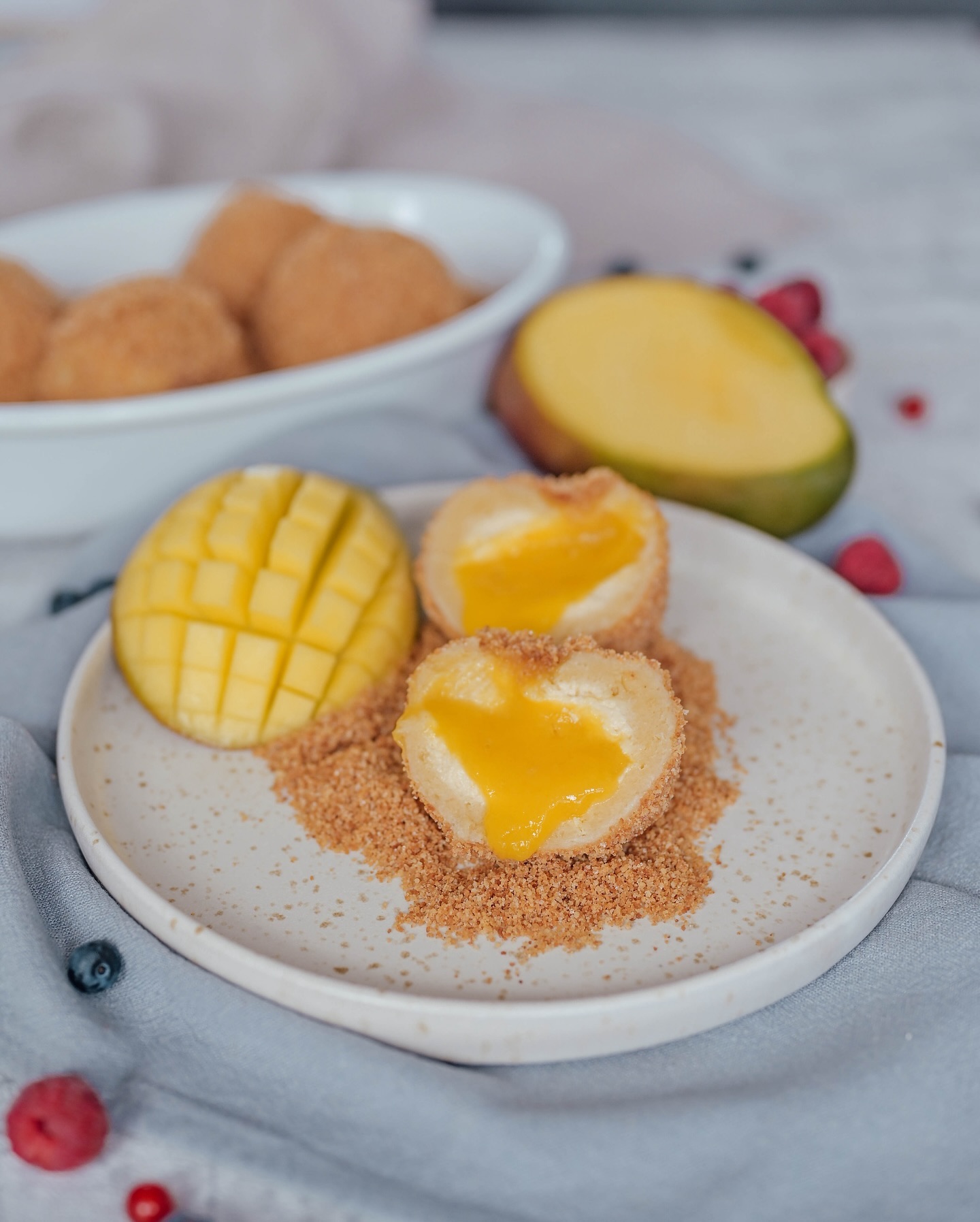 Fluffy Sweet Fruit Dumplings
