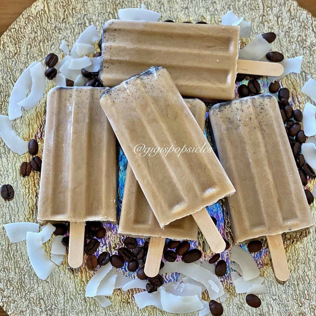 Coconut Milk Latte Popsicles