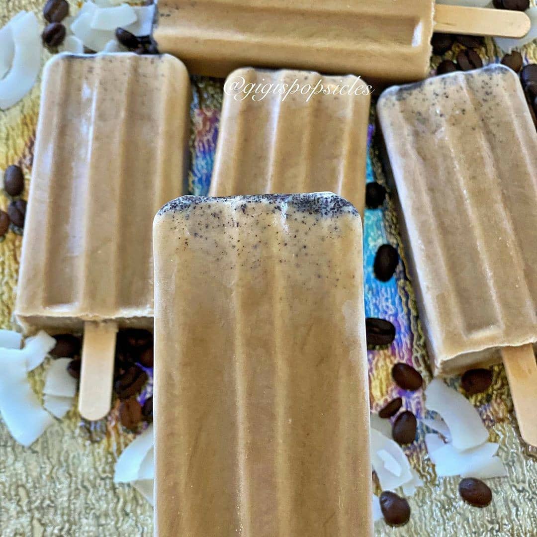 Coconut Milk Latte Popsicles