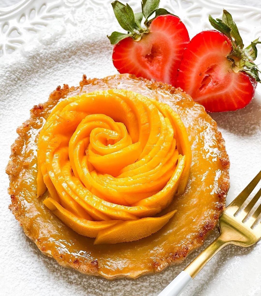 Vegan Mango Mini Tart