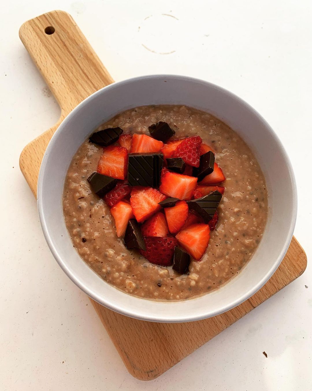 Vegan Oatmeal Melt with Toppings