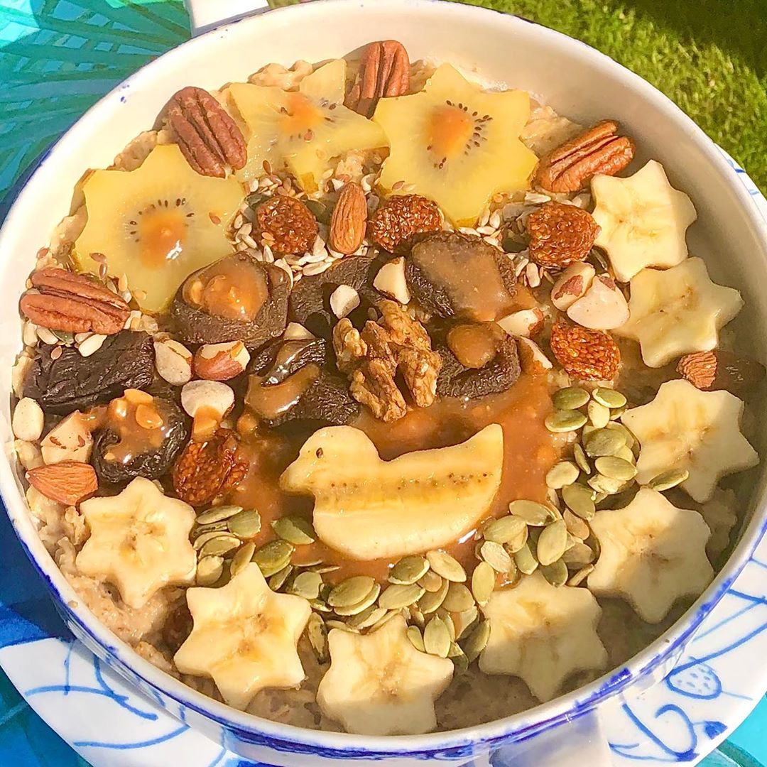 Maple Syrup & Peanut Butter Duck Pond Porridge