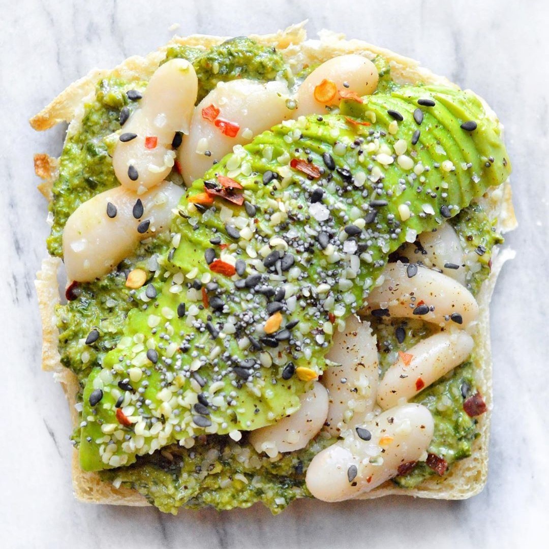 Avocado Toast with Cannellini Bean