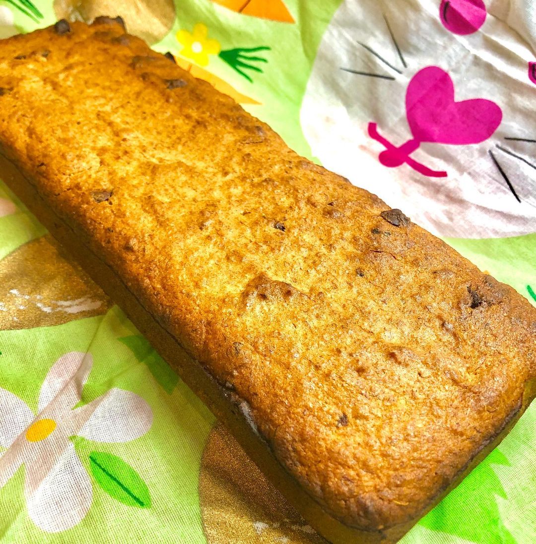 Nutty Banana Bread with Chocolate Chips, Oats & Cocoa Nibs