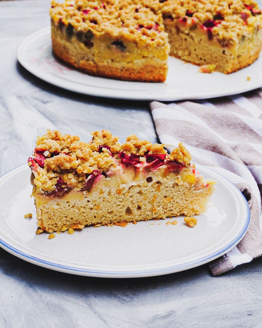 Cake with Rhubarb