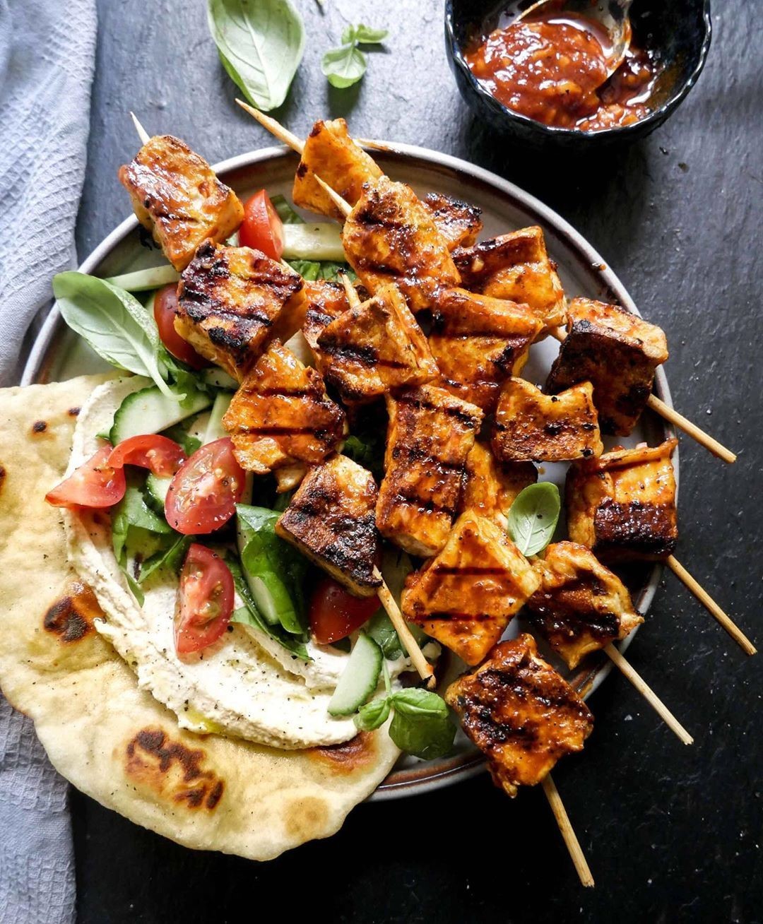 Tofu Grilled Skewers