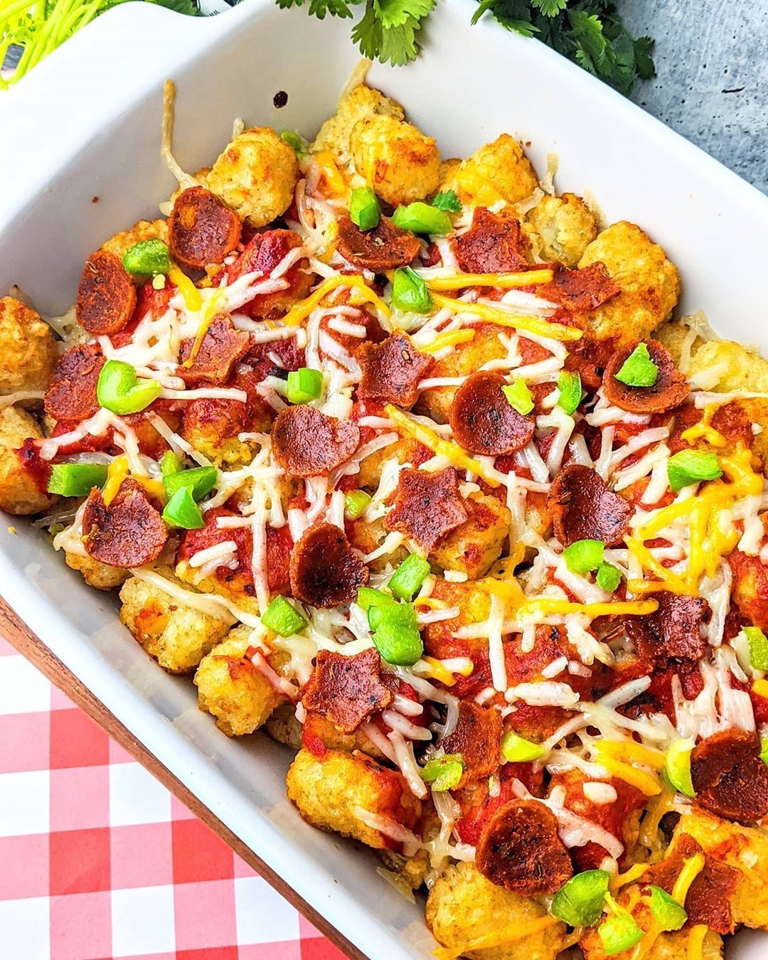 Tater Tot Pizza