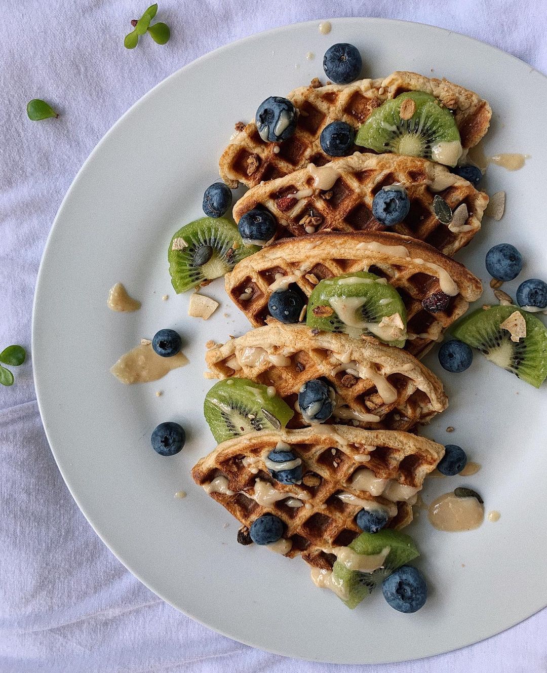 Vegan High Protein Waffles