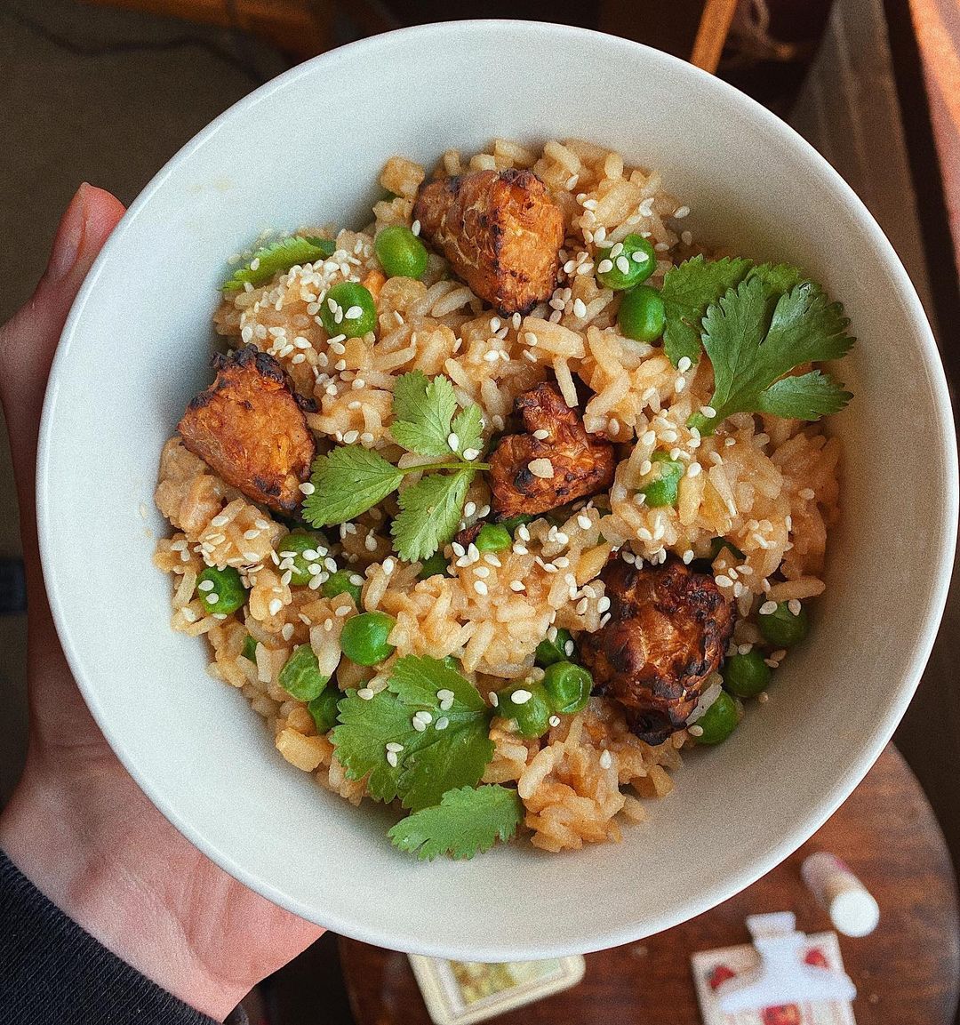 Vegan Tempeh Fried Rice