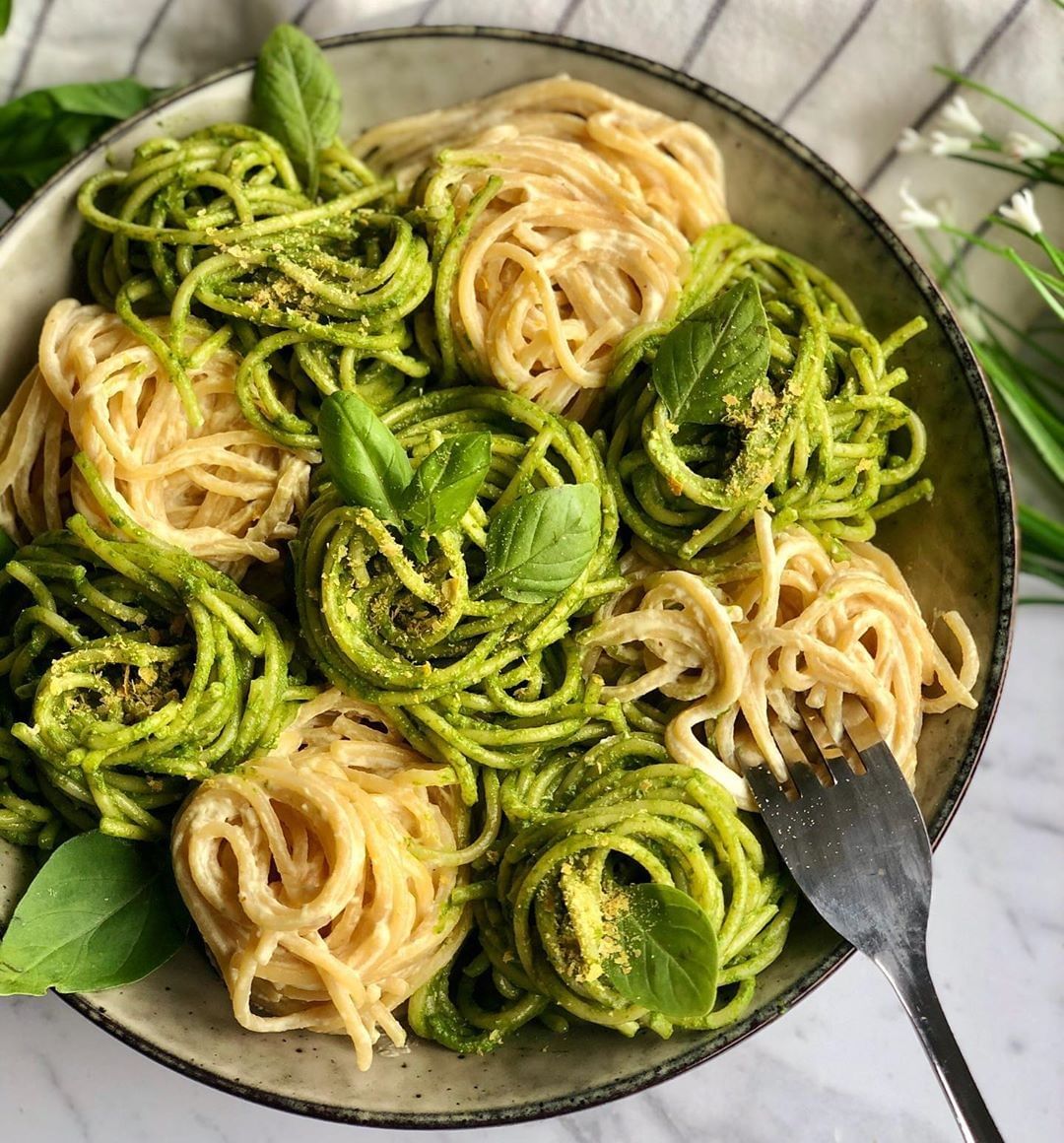 Pesto and Creamy Cashew