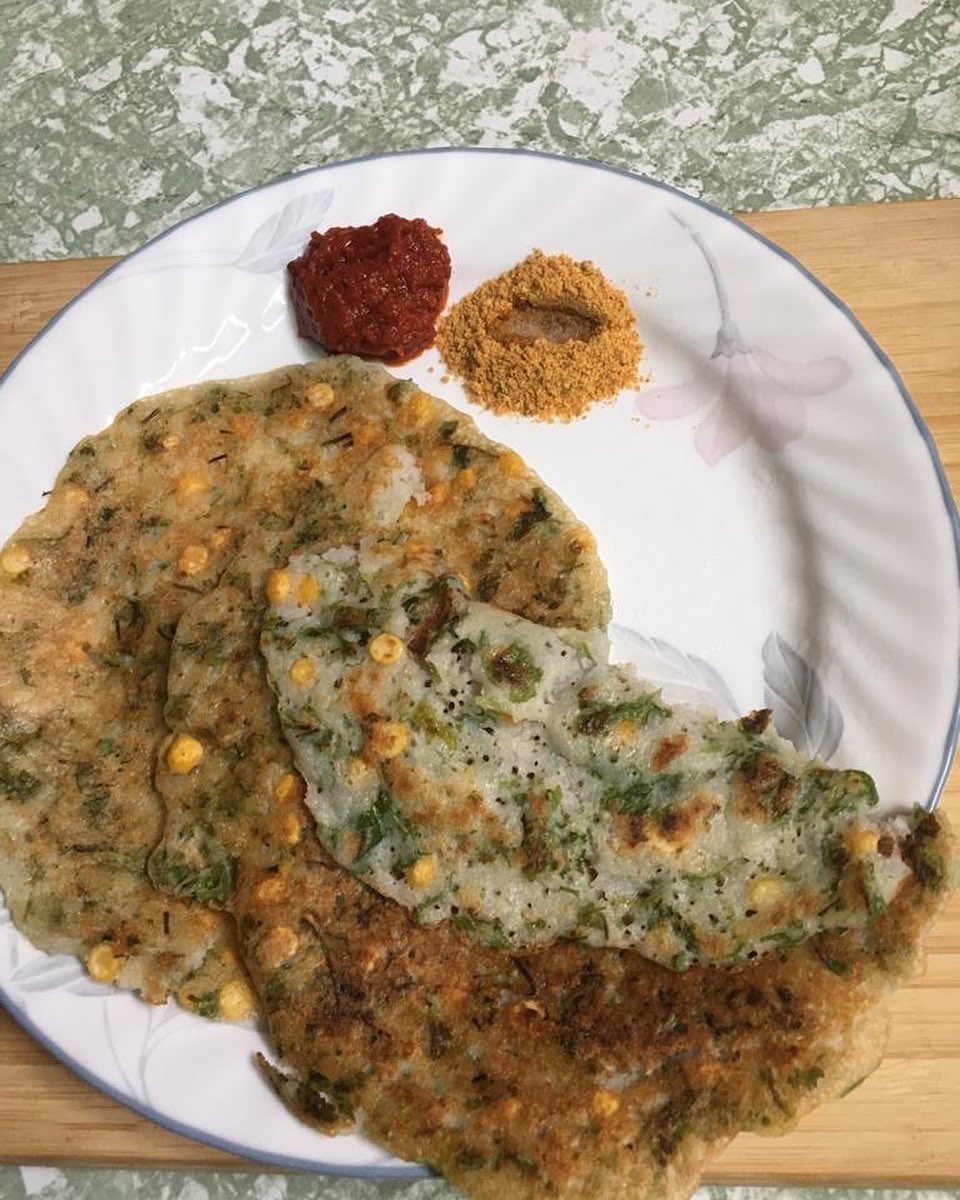 Dosa with Chana Dal-