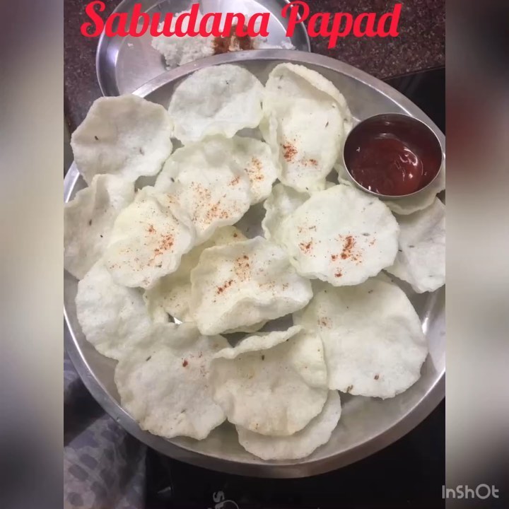 Homemade Sabudana Papad/ Homemade Tapioca Chips