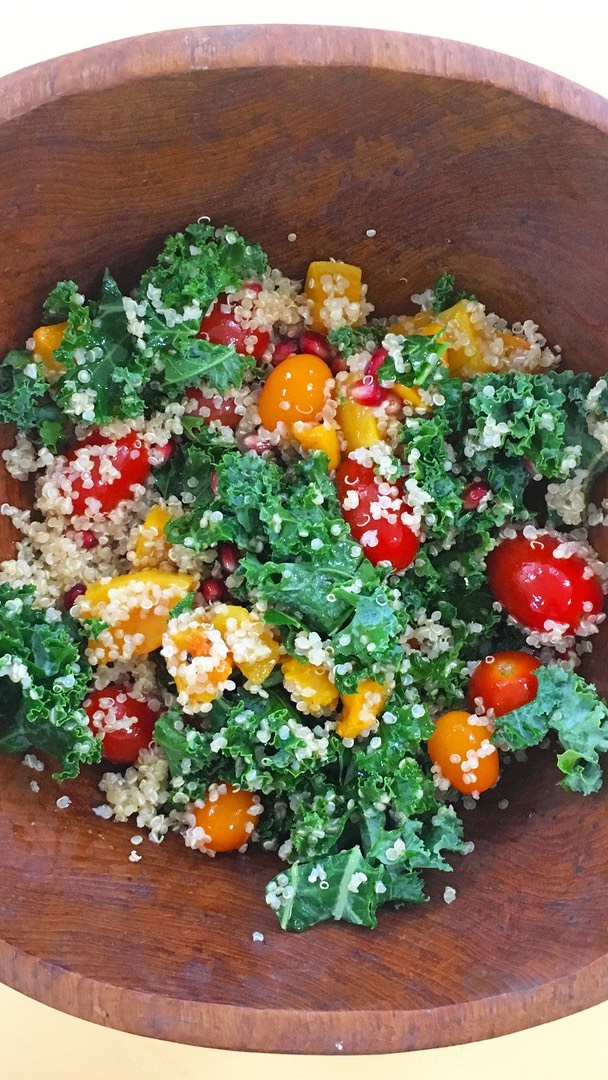 Easy Rainbow Salad with Nutrient Dense Veggies