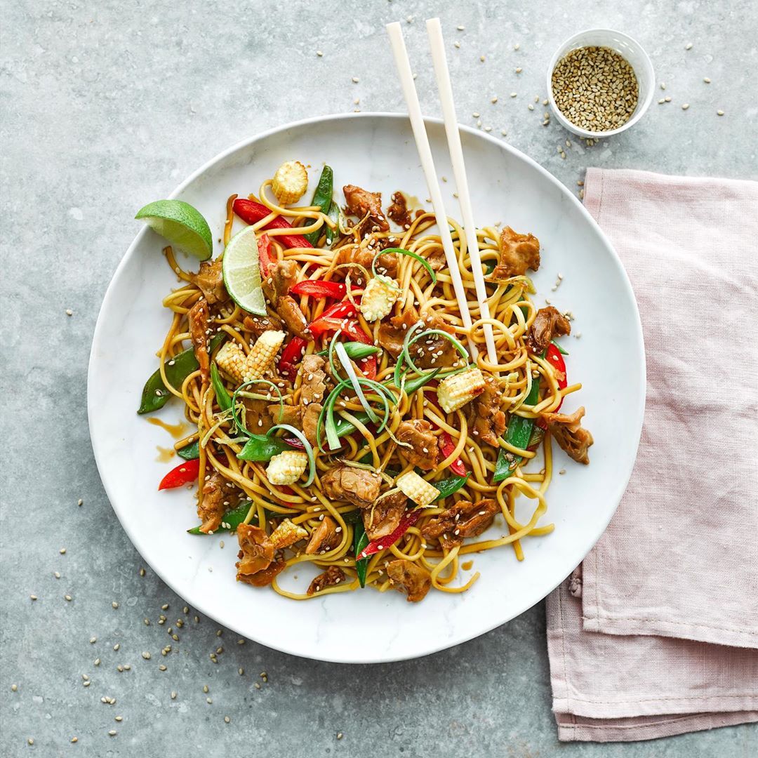 Asian-Style Tuna Teriyaki Noodles