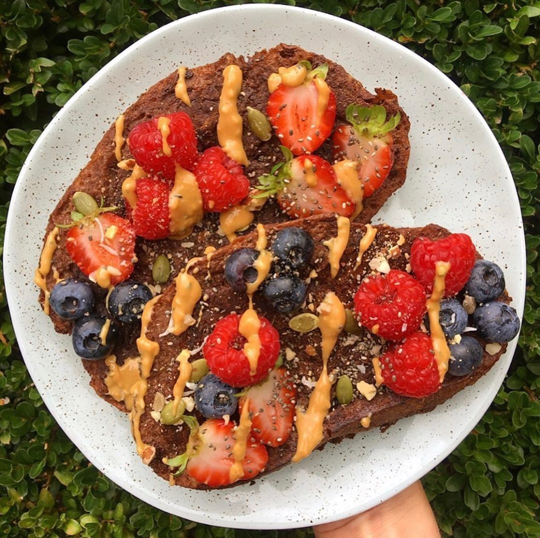 Chocolate Vegan French Toast