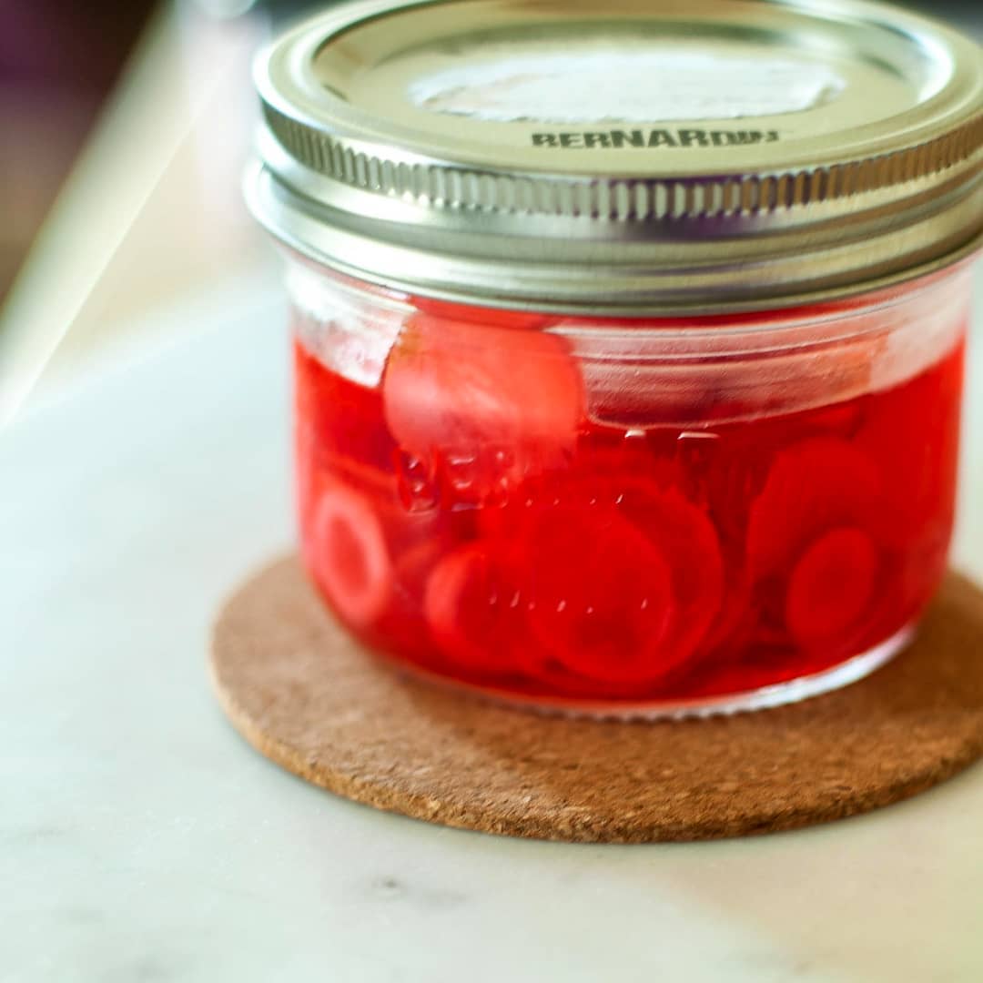 Quick Pickled Radishes