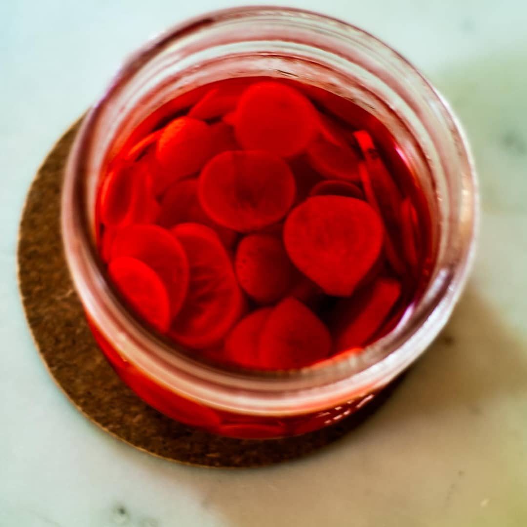 Quick Pickled Radishes