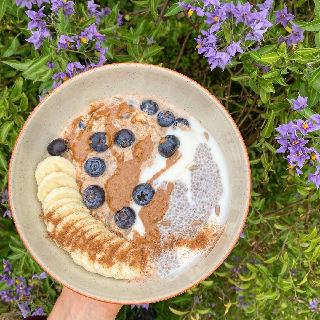 Blueberry Overnight Oats - Erin Lives Whole