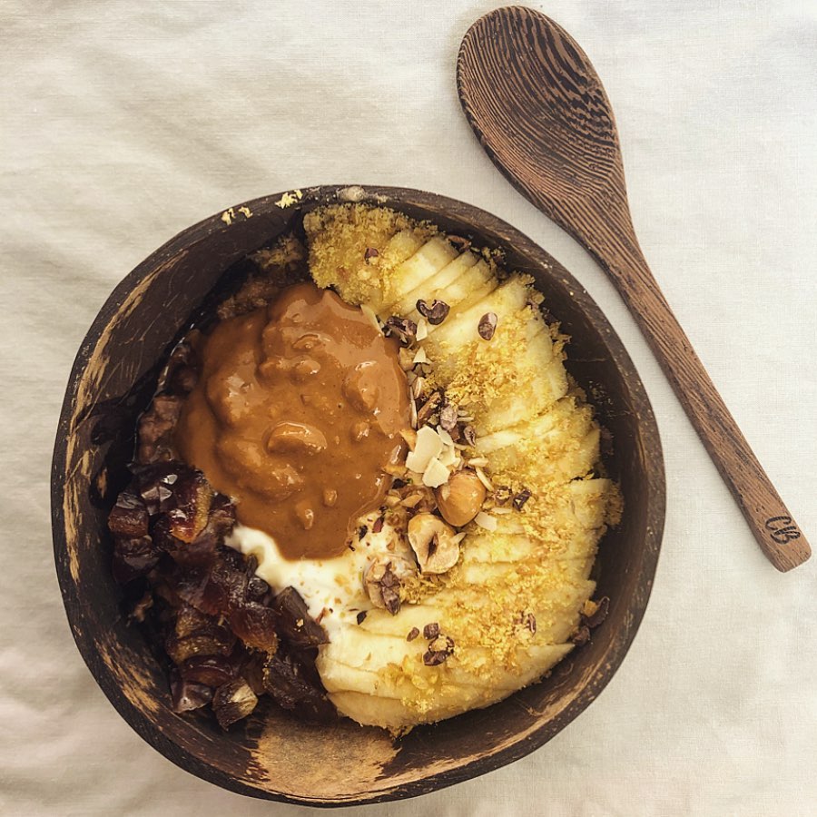 Cacao and Coconut Oatmeal Bowl