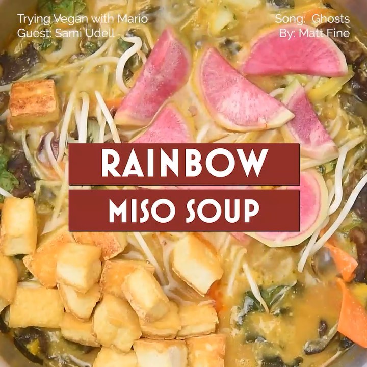 Rainbow Miso Soup