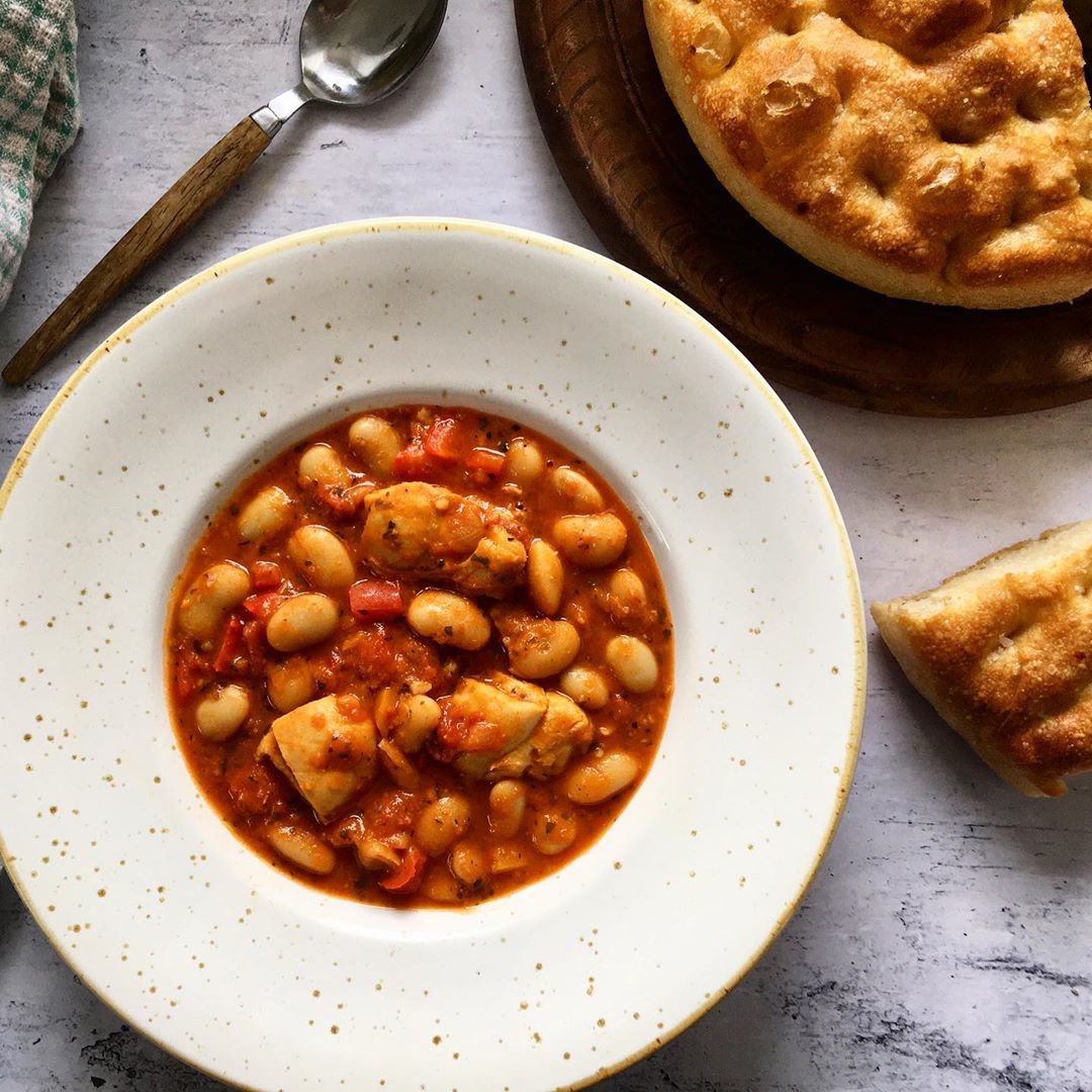 Spicy Nduja Chicken & Whitebean Stew