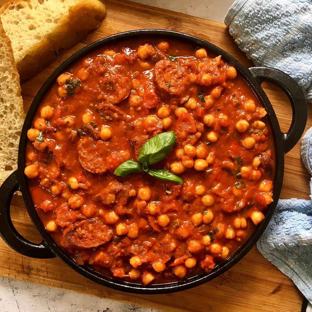 Chickpea & Chorizo Stew ‘Con Nduja